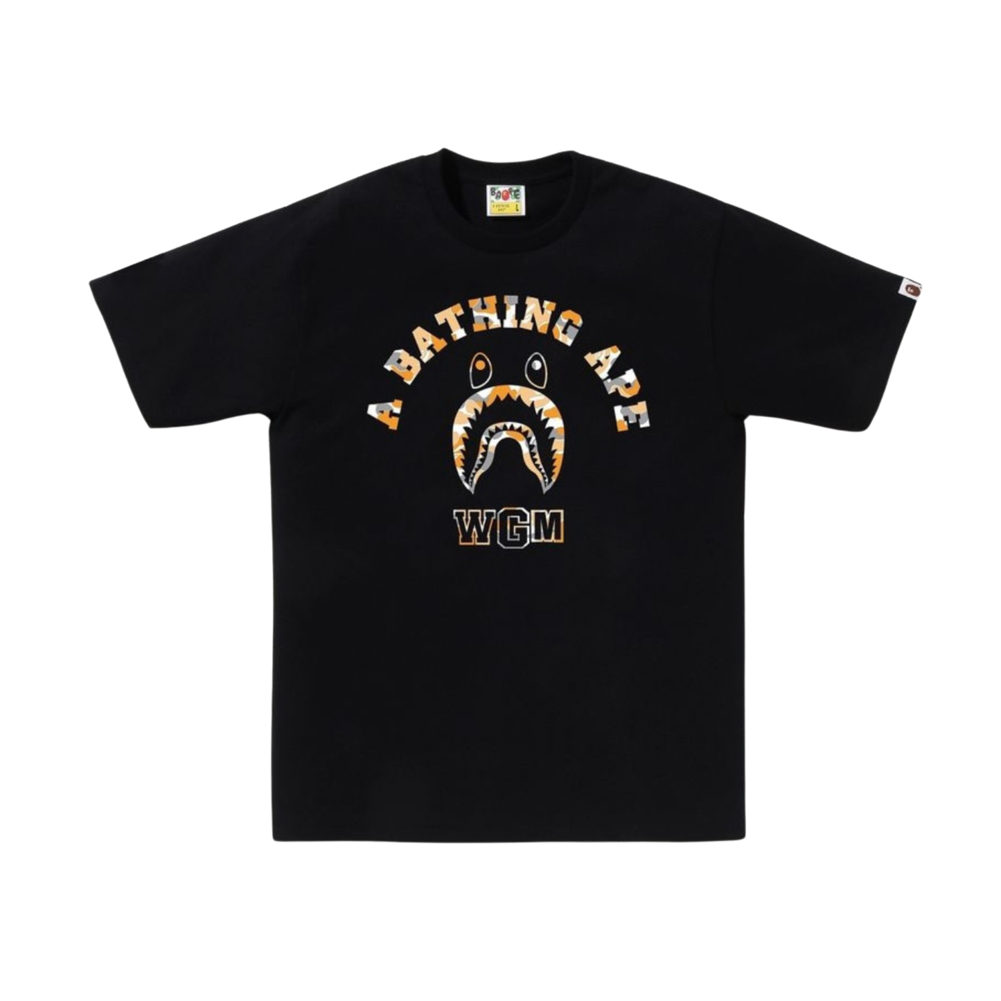 A Bathing Ape Shark College Tee Fukuoka