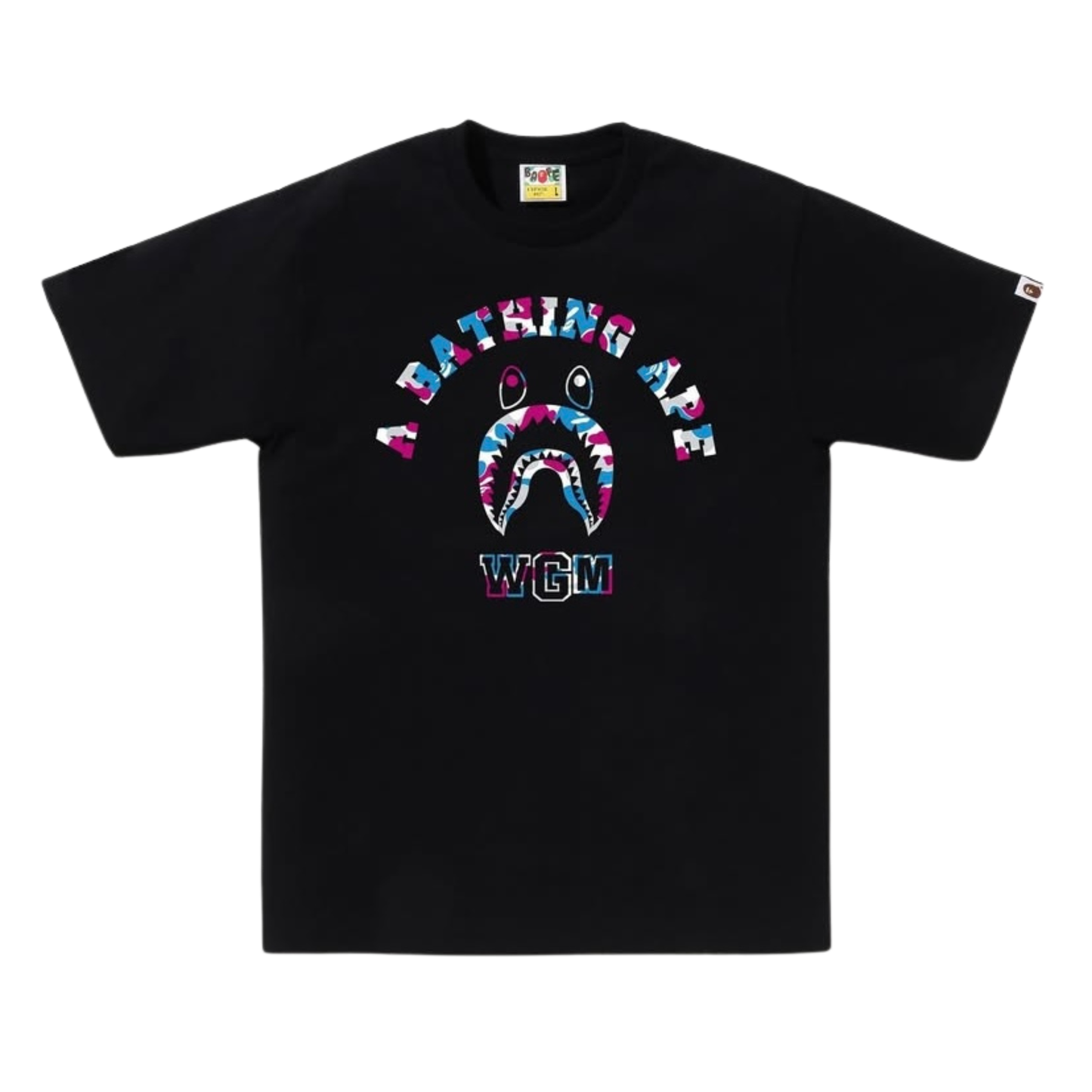 A Bathing Ape Shark College Tee Yokohama