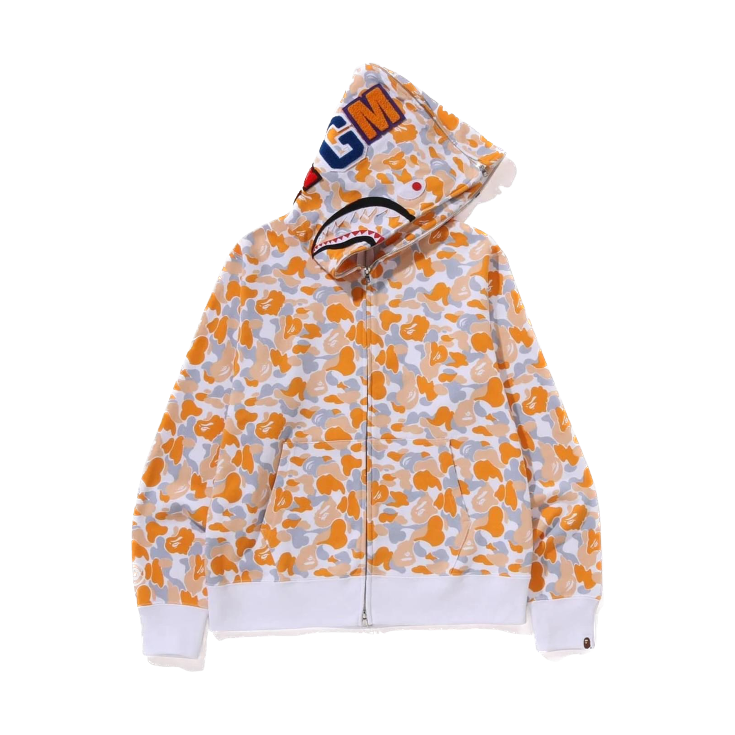 A Bathing Ape Seperate Shark Full Zip Hoodie Fukuoka