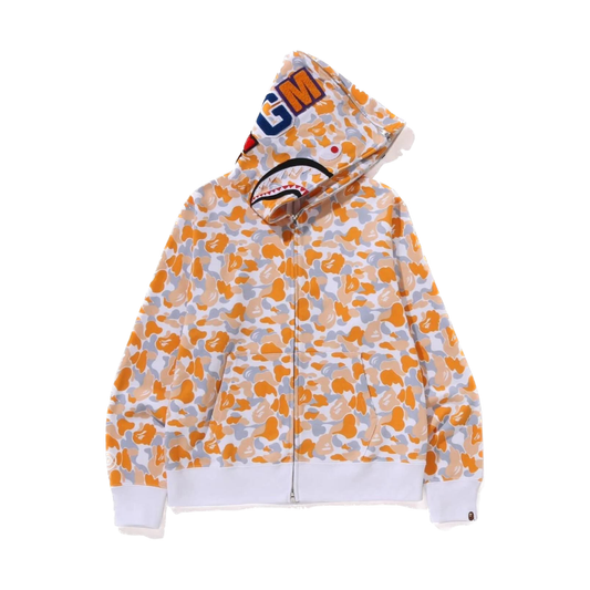 A Bathing Ape Seperate Shark Full Zip Hoodie Fukuoka
