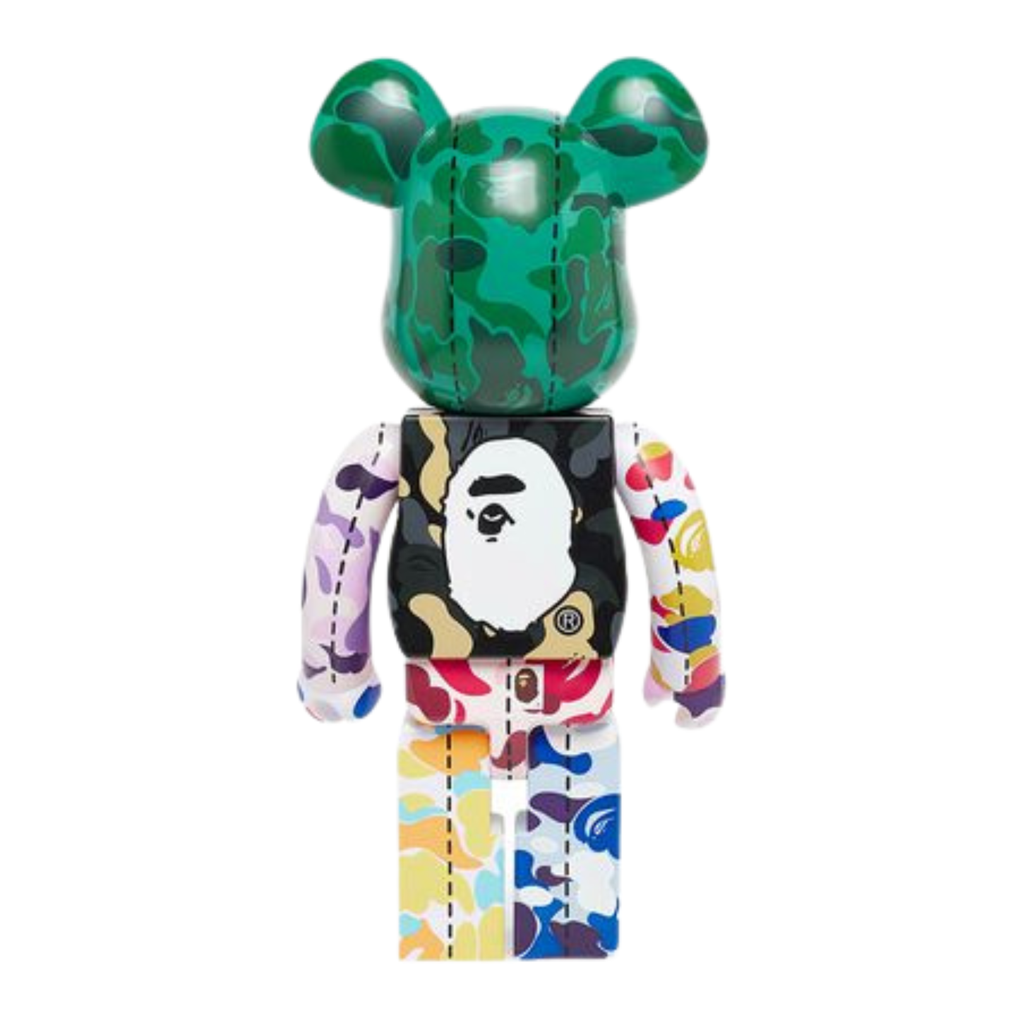 Medicom Toy x A Bathing Ape 28th Anniversary Bearbrick Bape Camo #4 1000%