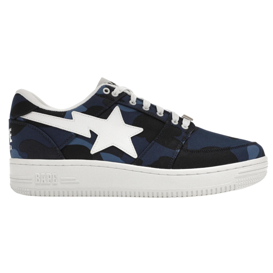 A Bathing Ape Bape Sta Low Color Camo Navy